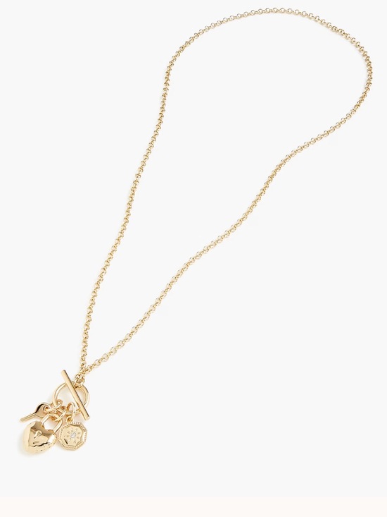 J. Crew Jewelry - JCrew Lock and key charm necklace NWT Size